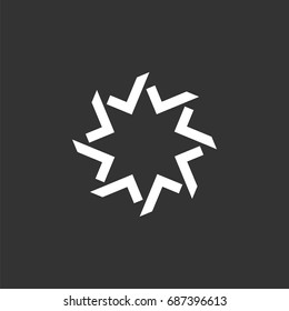 Check Mark Star Logo Template Illustration Design. Vector EPS 10.