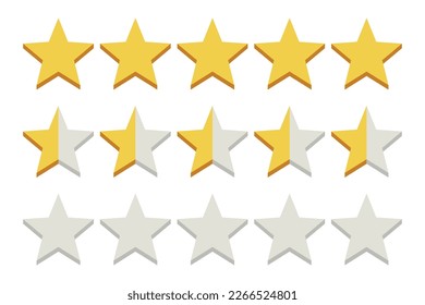 Mark Stars Set Vectorart überprüfen
