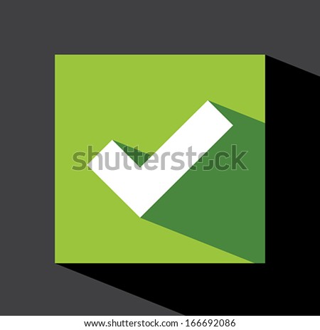 Check mark sticker