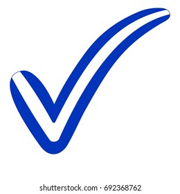 check mark style Israel flag symbol elections, voting and approval, vector concept check mark Israel tick il isr
