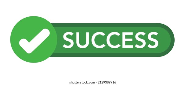 Check mark and Success logo. Vector.