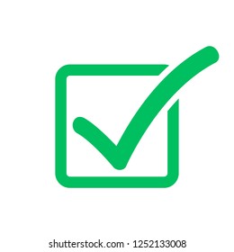 Check mark symbol, check box icon