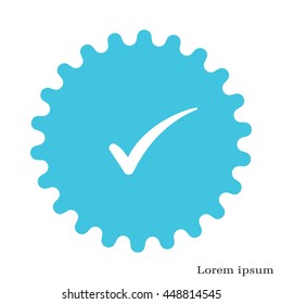 Check mark symbol, vector