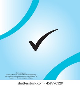 Check mark symbol, vector