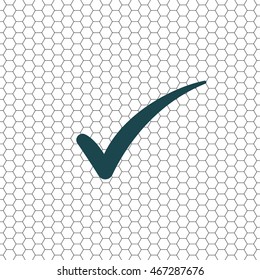 Check mark symbol, vector