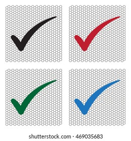 Check mark symbol, vector
