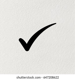 Check mark symbol, vector