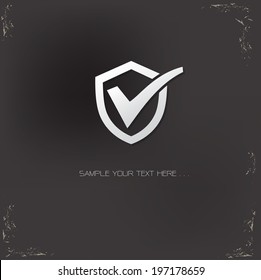 Check mark symbol,vector