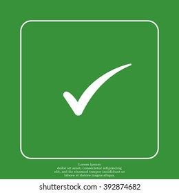 Check mark symbol,vector