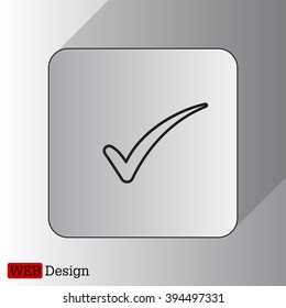 Check mark symbol,vector