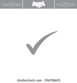 Check mark symbol,vector