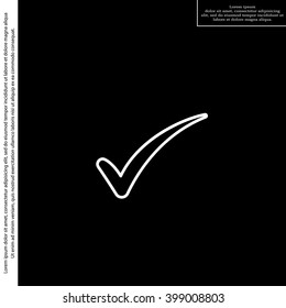 Check mark symbol,vector