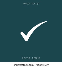 Check mark symbol,vector