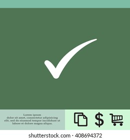 Check mark symbol,vector