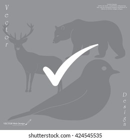 Check mark symbol,vector