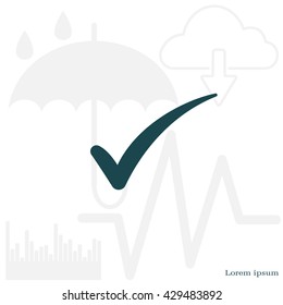 Check mark symbol,vector