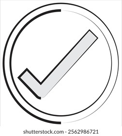 Check mark tick or correct icon. Different icons checklist vector design. Check-mark icon for business, office, poster, and web designs. Icons collections color full Tick  and circle.