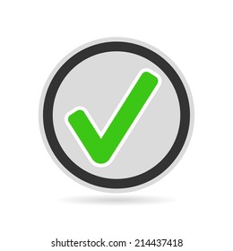 Check mark or tick icon