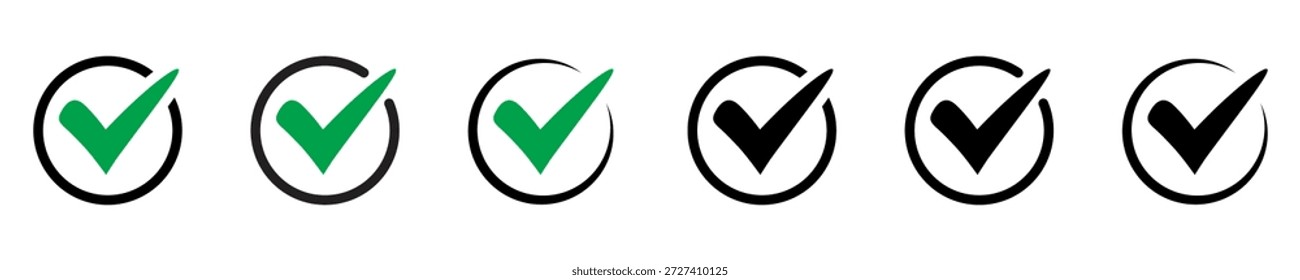 Marque el conjunto de iconos de marca para la Aprobación, la confirmación y el diseño de interfaz de usuario