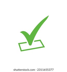 Check mark or tick icon vector design