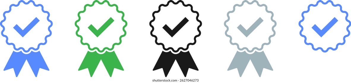 Marque la casilla de verificación icono de verificación Vector.