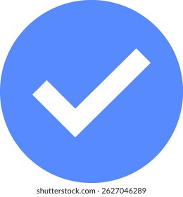 Marca de seleção ícone de verificação de tique vetor.
