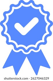 Check mark tick verification icon vector.