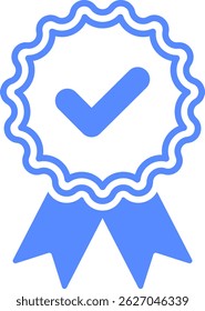 Check mark tick verification icon vector.