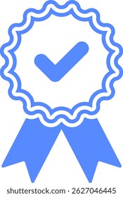 Check mark tick verification icon vector.
