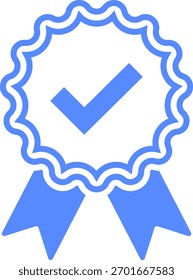 Check mark tick verification icon vector.
