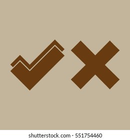 check mark, tick, yes no vote icon