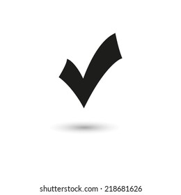 check mark, tick, yes, vote  - vector icon