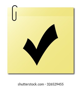 check mark, tick, yes, vote - vector icon