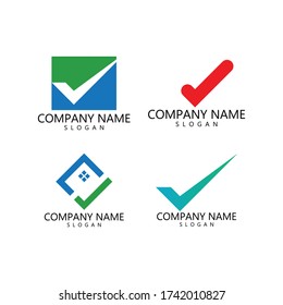 Comprobar la marca de la plantilla de logotipo de letras V