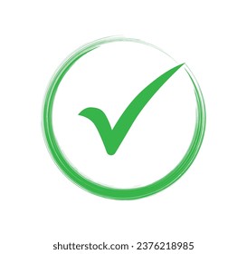 check mark vector design template
