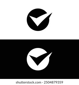 Check mark vector design template