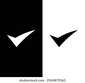 Check mark vector design template