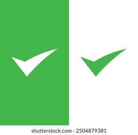 Check mark vector design template