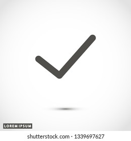 check mark vector eps 10 icon