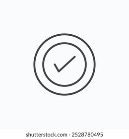 Check mark vector flat icon set.eps