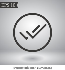 check mark vector icon 10 eps