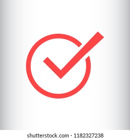 check mark vector icon 10 eps
