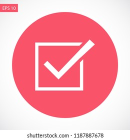 check mark vector icon 10 eps