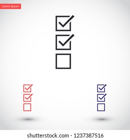 check mark vector icon 10 eps