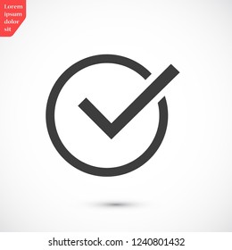 check mark vector icon 10 eps