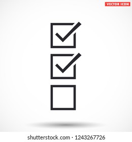 check mark vector icon 10 eps