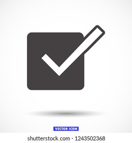 check mark vector icon 10 eps