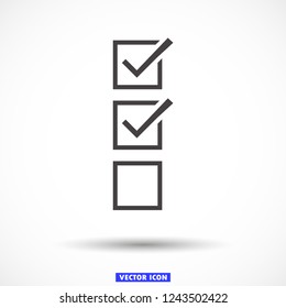 check mark vector icon 10 eps