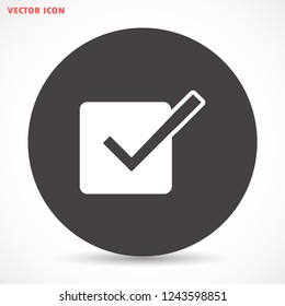 check mark vector icon 10 eps