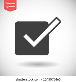 check mark vector icon 10 eps
